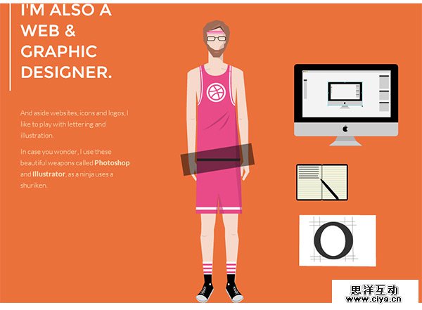 Sam Markiewicz in 35 Examples of Vector Illustrations in Web Design