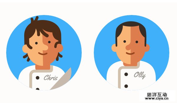 Full English in 35 Examples of Vector Illustrations in Web Design