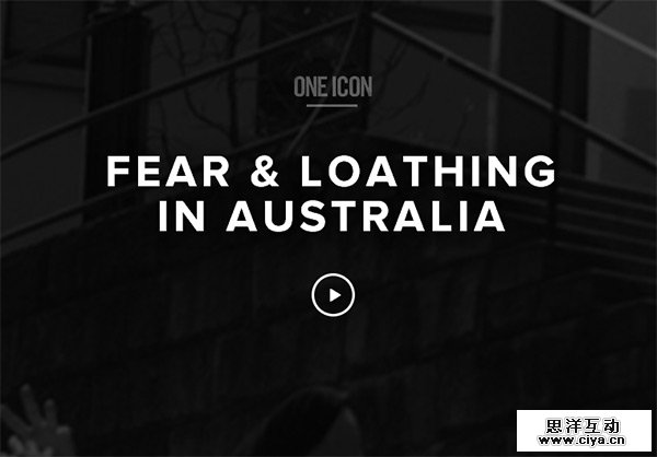 One Icon in 50 Dark Web Designs for Inspiration