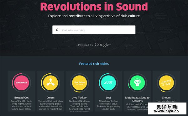 Revolution is Sound in 50 Dark Web Designs for Inspiration