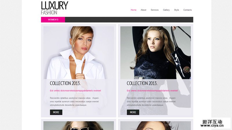 Luxury Fashion Template
