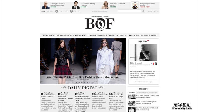 The Business of Fashion