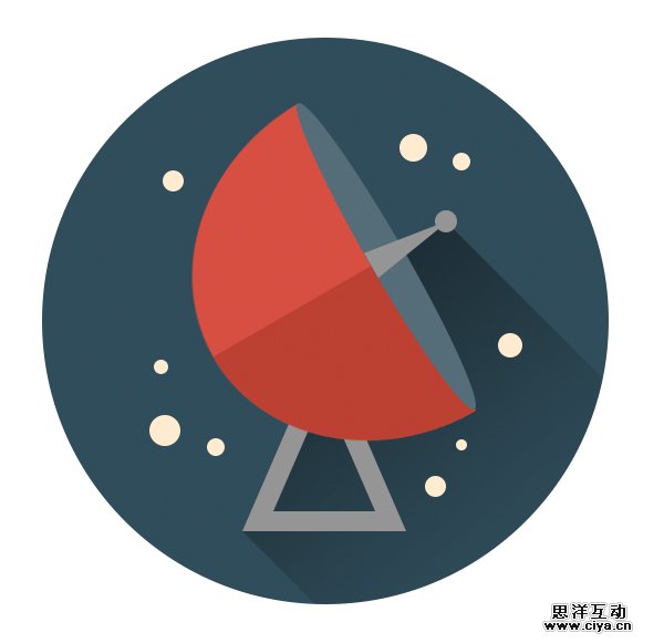 30-space-flat-icons-photoshop-antenna