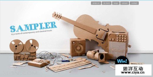 Sampler. Contemporary and classic music festival, lewisham, london