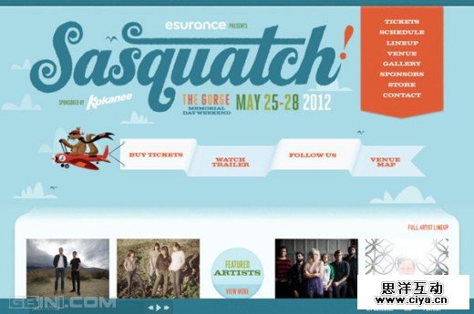 2012 Sasquatch Music Festival!
