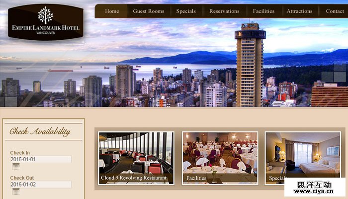 vancouver canada empire landmark hotel website