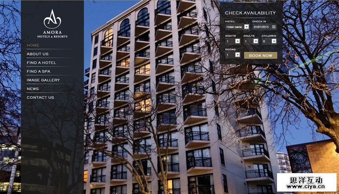 amora oceania hotel resort website