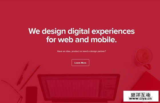 Creative One Page Website Design