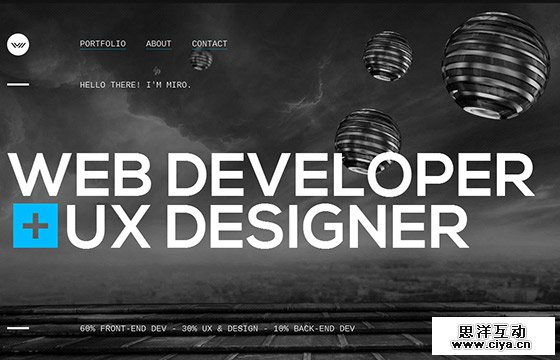 Creative One Page Website Design