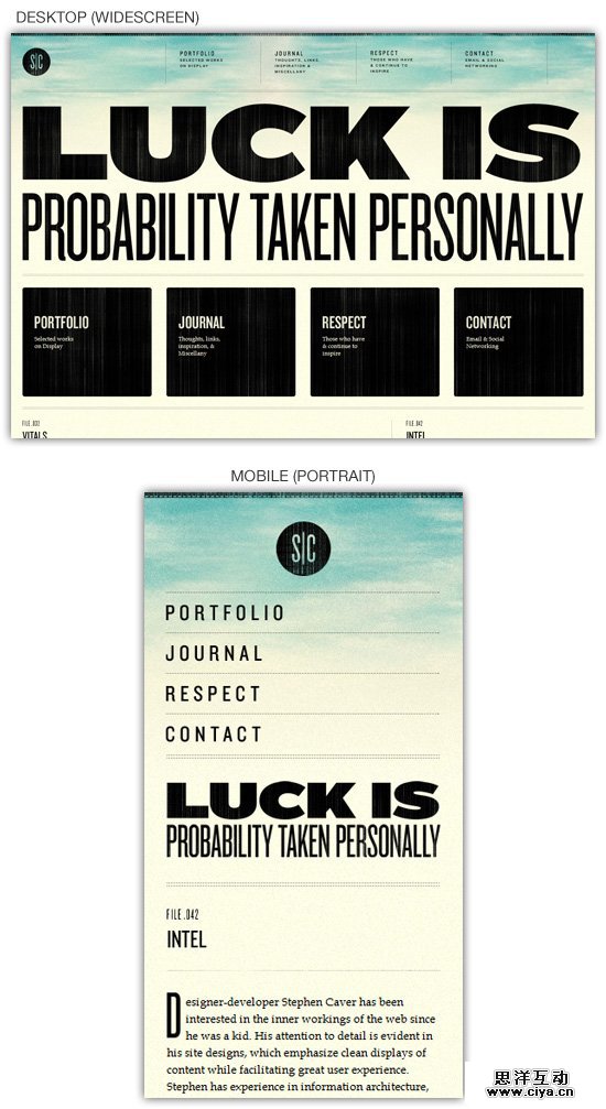 responsive navigation menu example