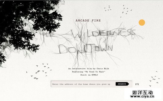 那些让人赞不绝口的创新HTML5网站