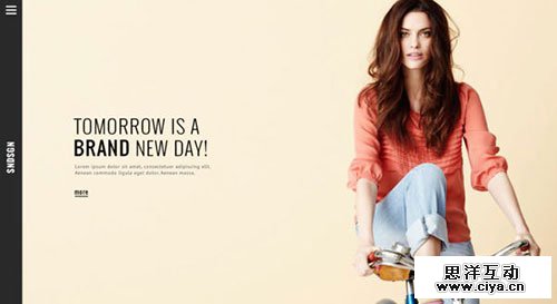 fashion-onepage 网页模板