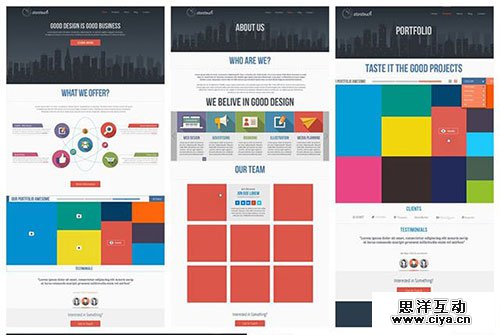 starstouch 网页模板