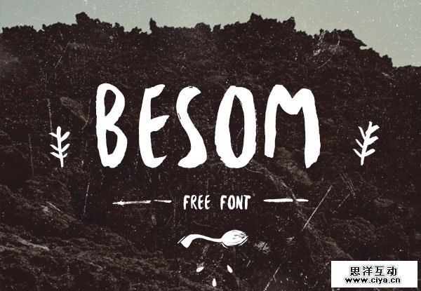 Besom-FREE-Brush-font