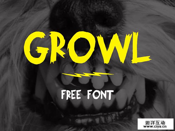 Growl-Free-Font