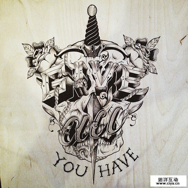 精彩手绘英文字体 by Raul Alejandro