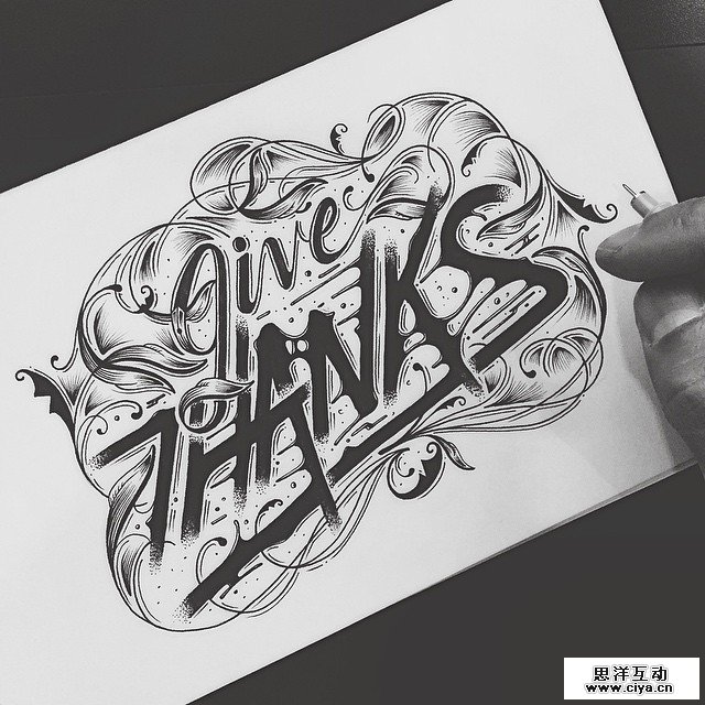 精彩手绘英文字体 by Raul Alejandro