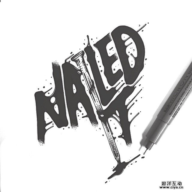 精彩手绘英文字体 by Raul Alejandro