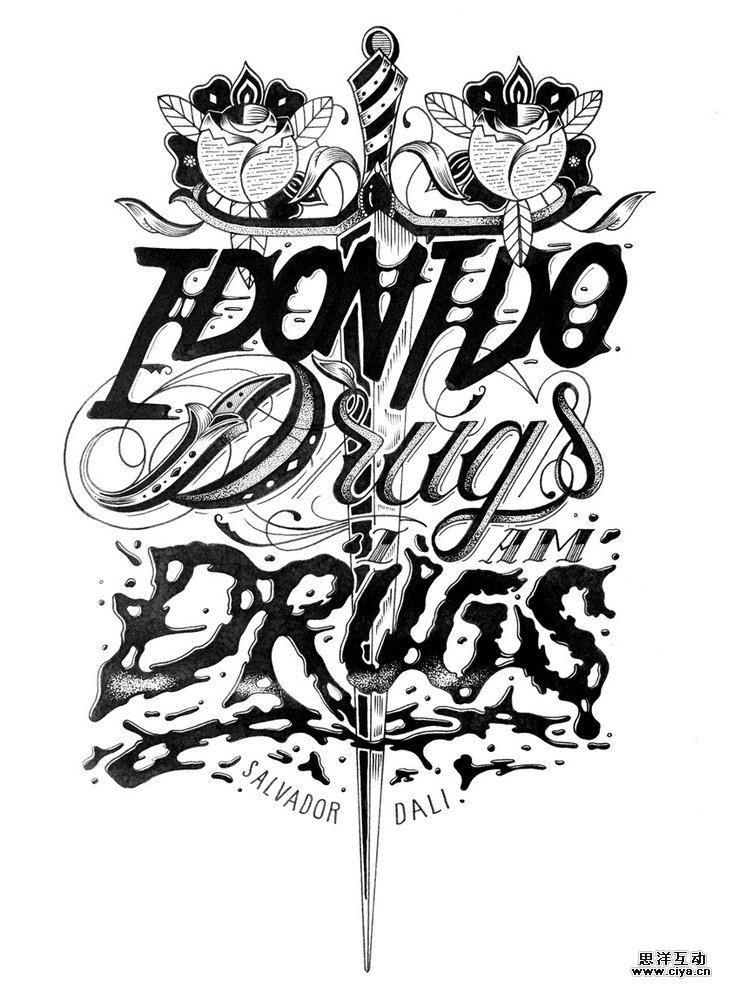 精彩手绘英文字体 by Raul Alejandro