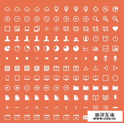 素材推荐——各类线条图标合集（免费下载）