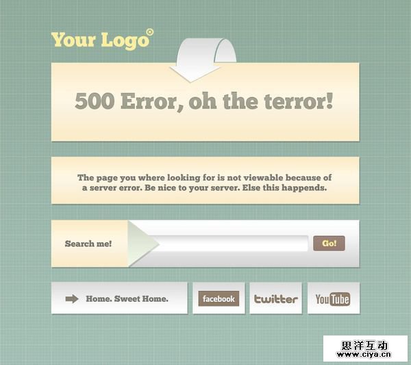 Freebie PSD 404 Error Pages