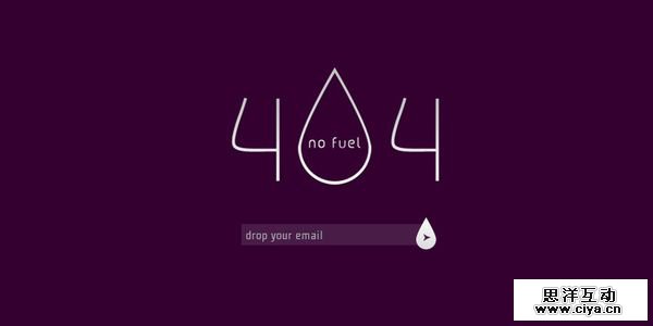 Fuel 404 page not found web and mobile template