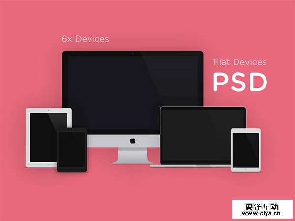Flat Devices MockUps