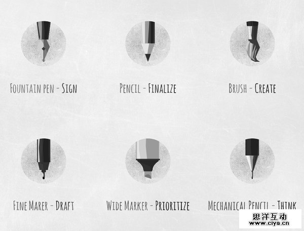 Free Polygon Flat Writing And Drawing Equipment Icon Set
