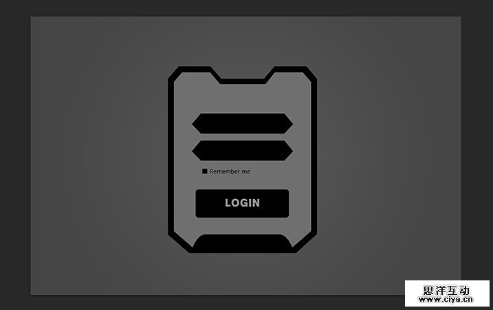 国外实例教程！手把手教你制作质感游戏登陆框