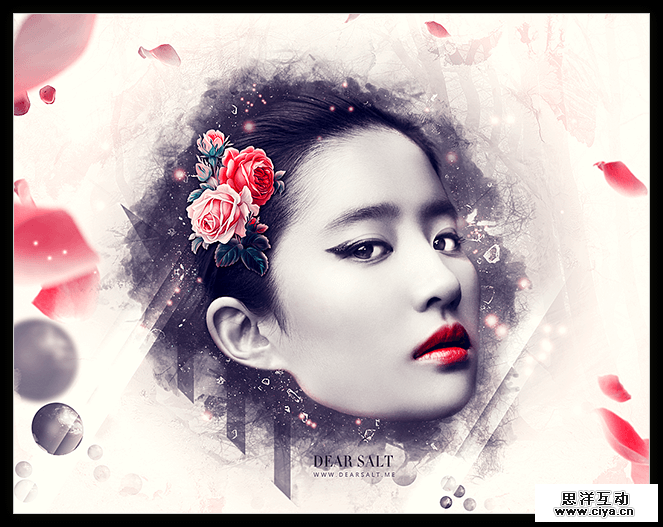 言归正传：PS合成一个古典唯美的人像