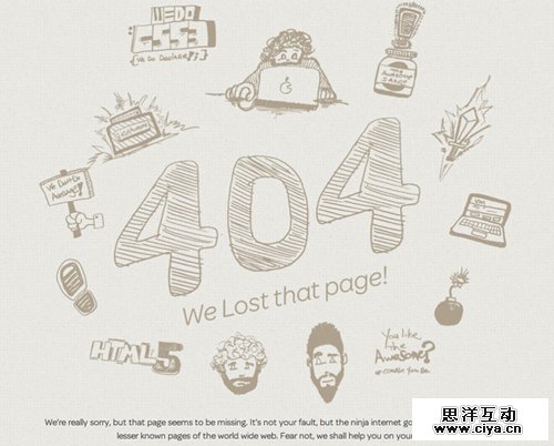 Creative 404 Error Page Designs