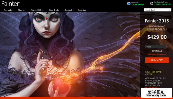 20-painter-software-homepage-design