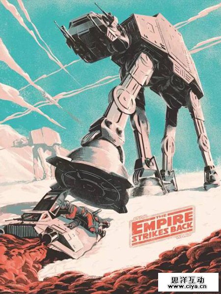 全球50位顶尖插画师笔下的《星球大战》，情怀满满，热血沸腾！