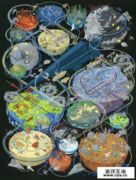 全球50位顶尖插画师笔下的《星球大战》，情怀满满，热血沸腾！