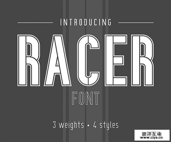Racer Free Font Racer Free Font