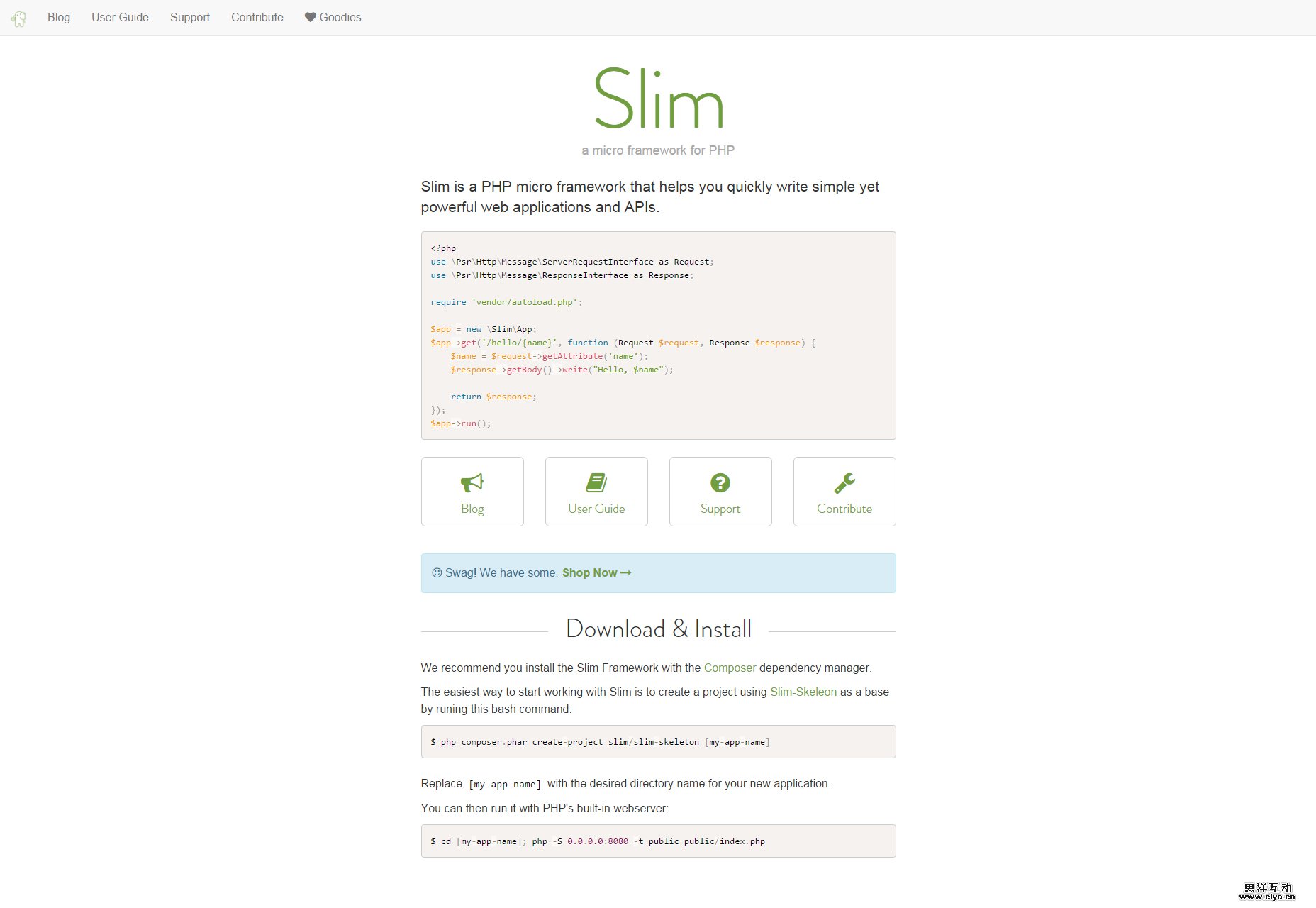 slim-php-micro-framework
