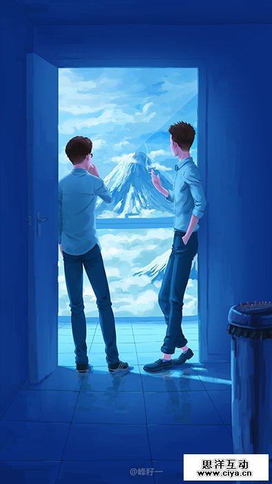 查看《上班》原图，原图尺寸：394x700