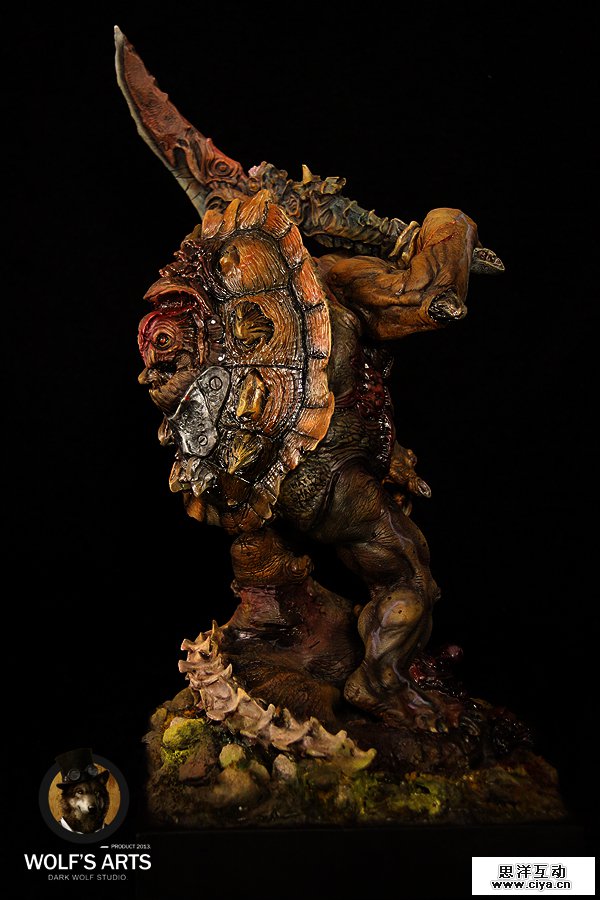 查看《作品 | Chelonian Warrior（暗夜之狼私人涂装定制作品）》原图，原图尺寸：600x900