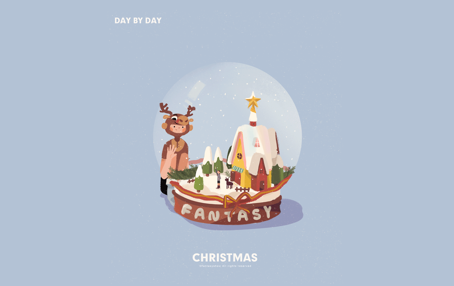 查看《一个人的愿望只是空想<Christmas>》原图，原图尺寸：1534x966